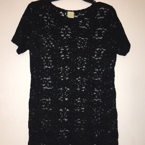 Mesh black shirt